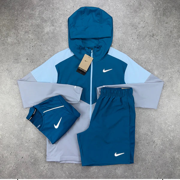 Complete Blue & Grey Nike Miller Tracksuit Set