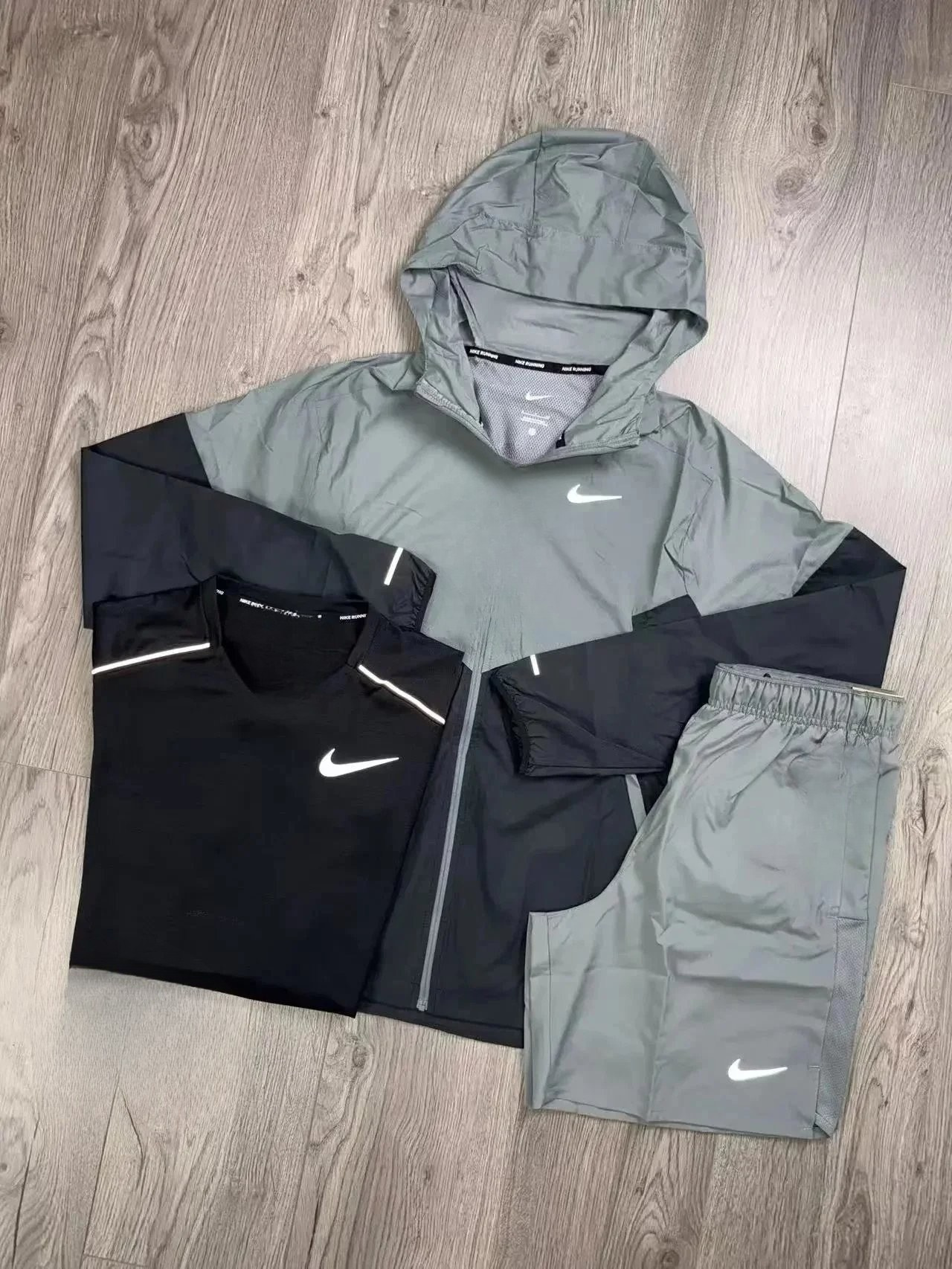 Complete Black & Grey Nike Miller Tracksuit Set