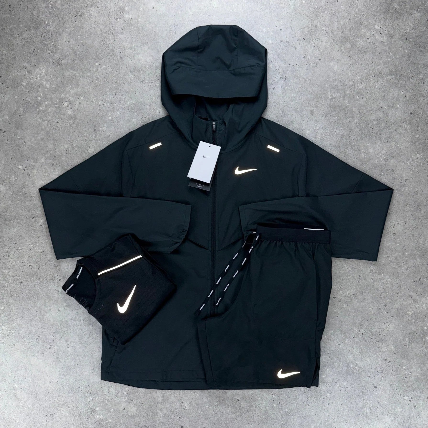 Complete black Nike Miller Tracksuit Set