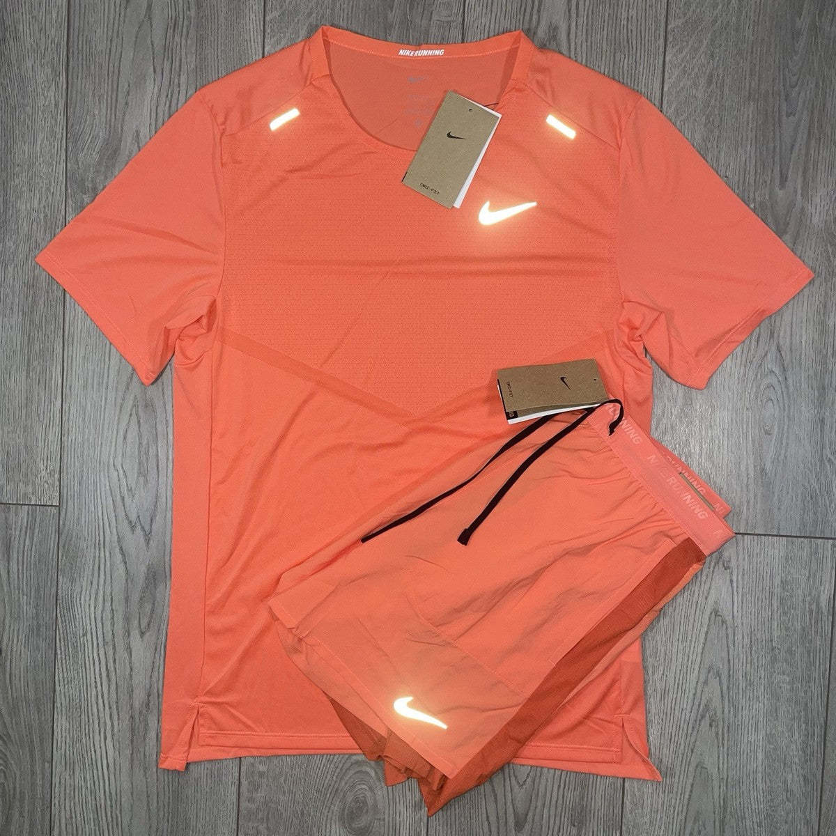 Complete Orange Nike Miller T-shirt & Shorts Set
