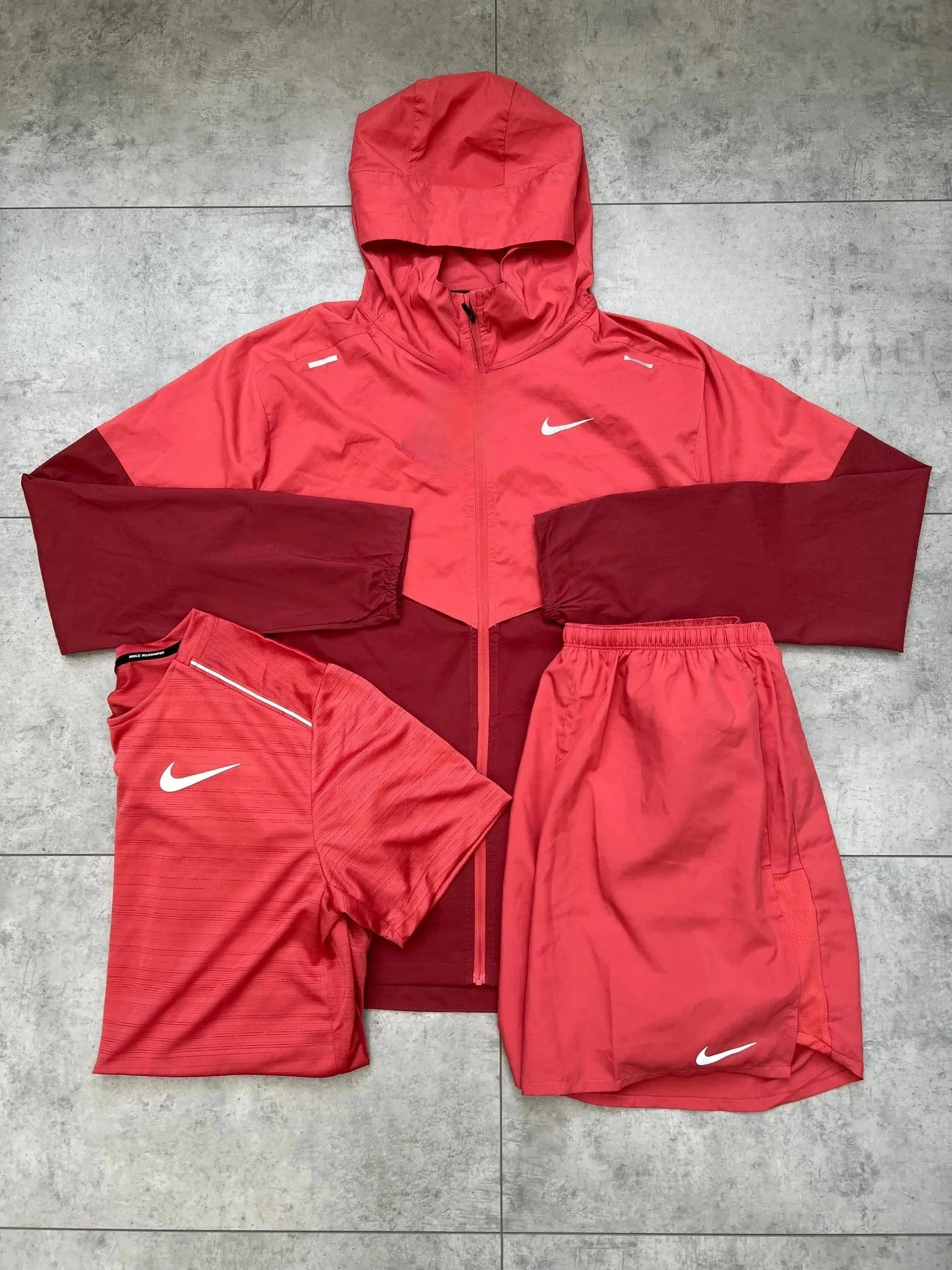 Complete Red Nike Miller Tracksuit Set