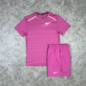 Complete Pink Nike Miller T-shirt & Shorts Set