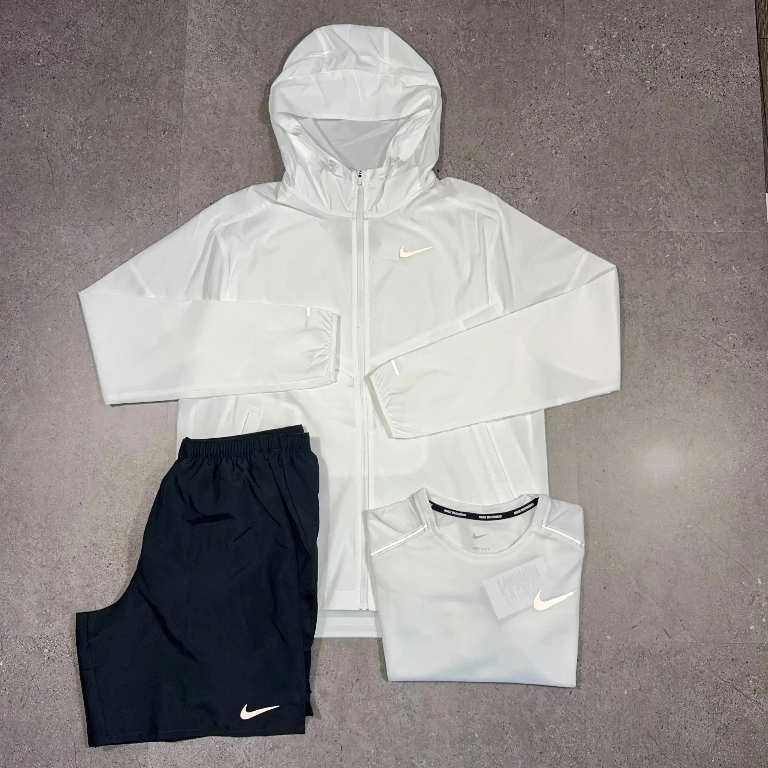 Complete White Nike Miller Tracksuit Set
